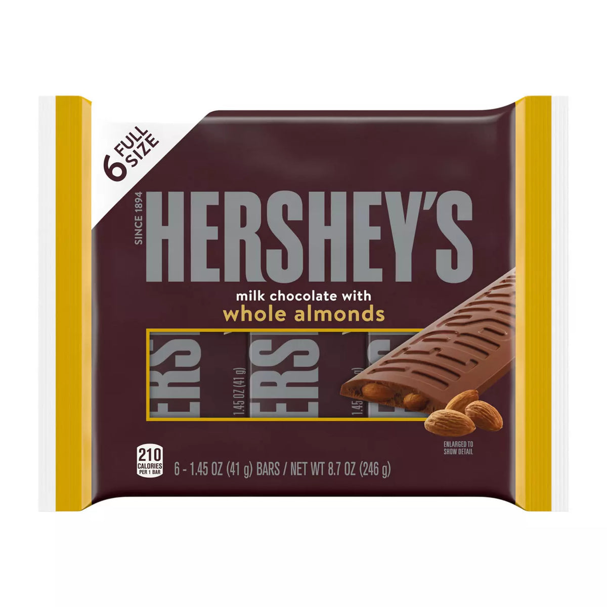 Milk Chocolate With Whole Almonds Candy