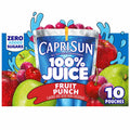 Capri Sun 100% Fruit Punch Juice Blend 10 pk Pouches