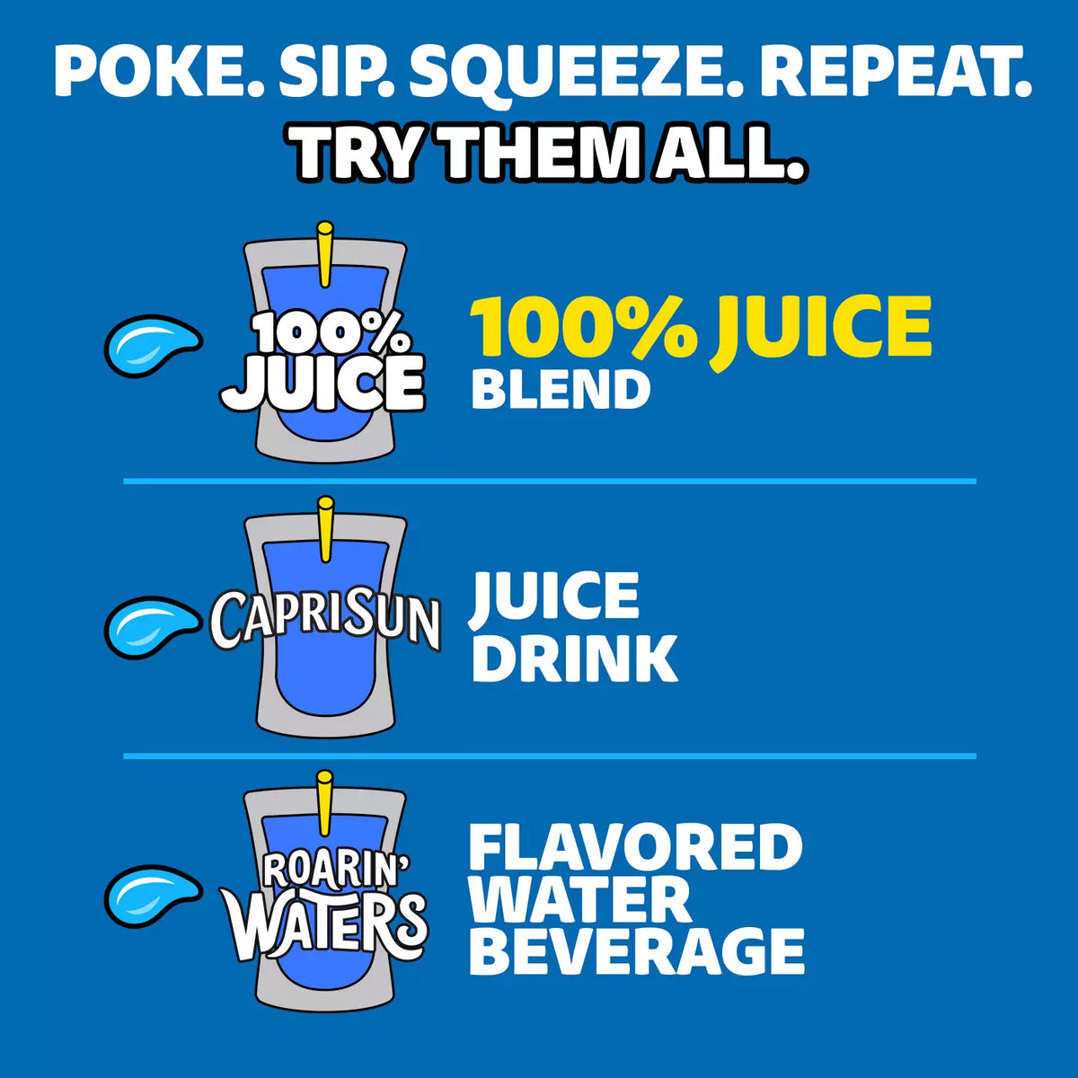 Capri Sun 100% Fruit Punch Juice Blend 10 pk Pouches