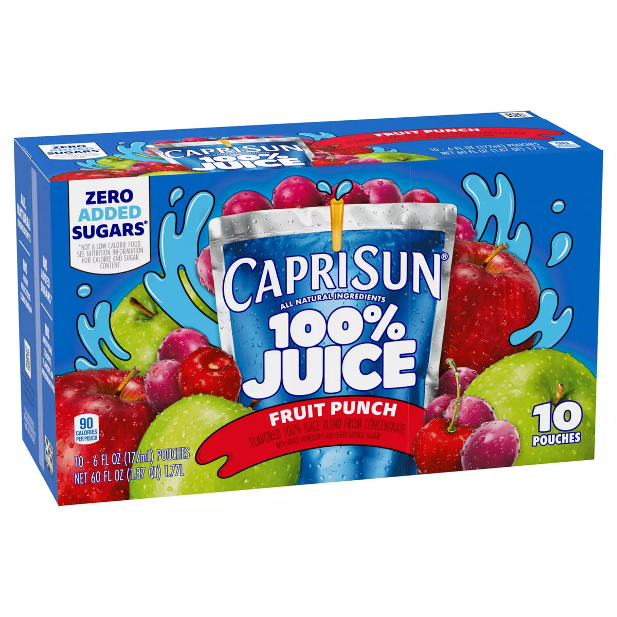 Capri Sun 100% Fruit Punch Juice Blend 10 pk Pouches