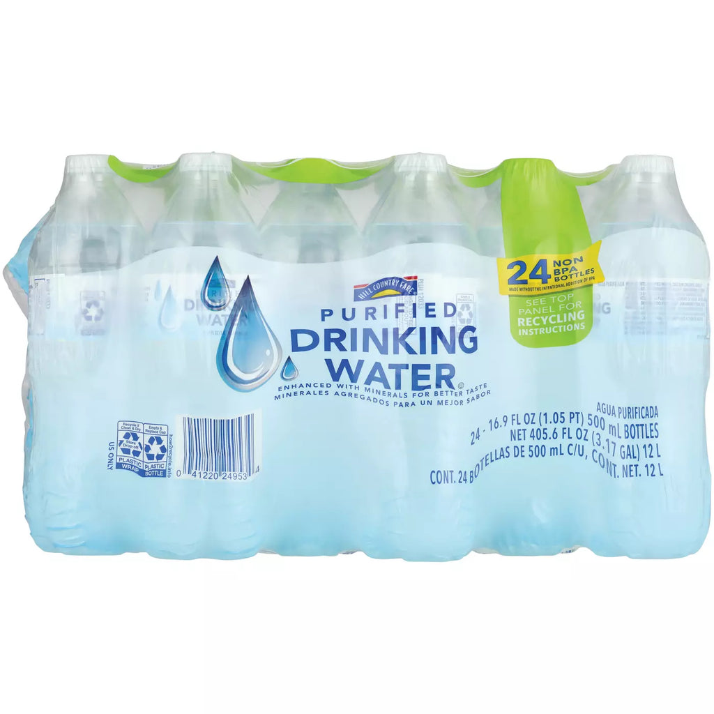 Purified Drinking Water – 24 pk Bottles