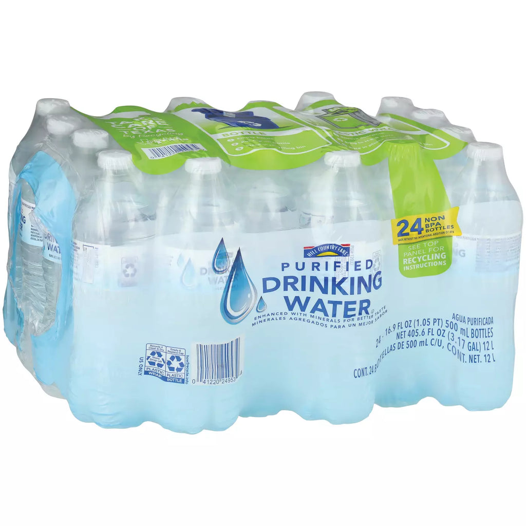 Purified Drinking Water – 24 pk Bottles