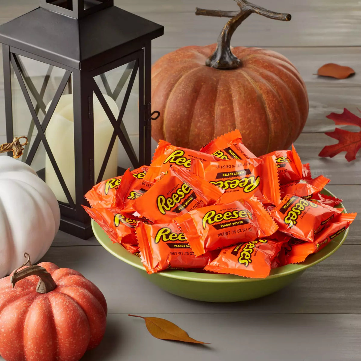 Milk Chocolate Snack Size Peanut Butter Cups Halloween Candy Bag
