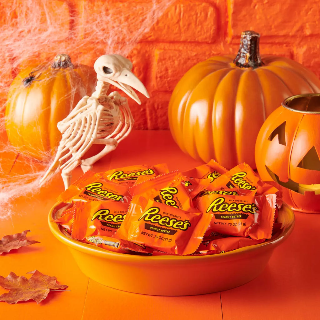 Milk Chocolate Snack Size Peanut Butter Cups Halloween Candy Bag