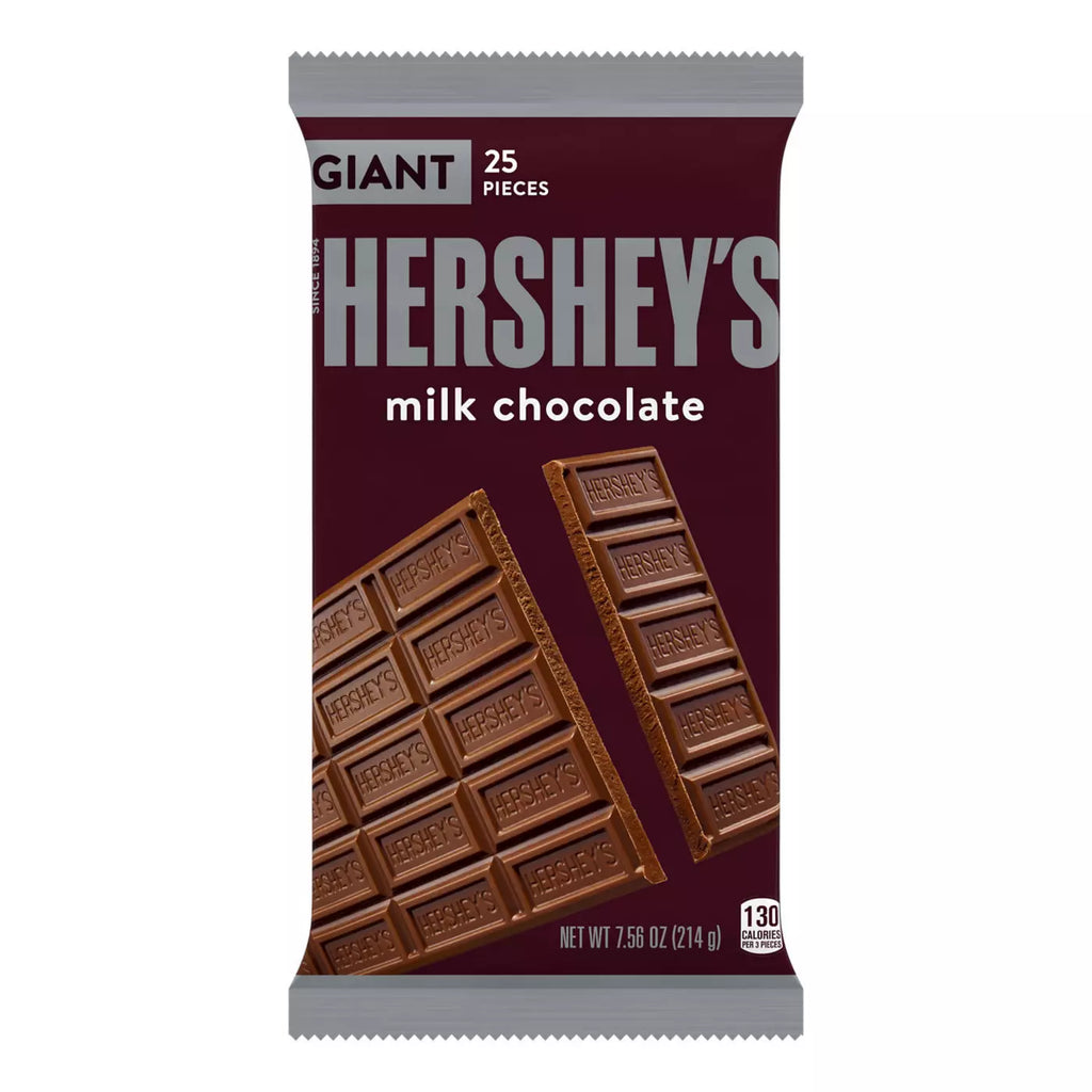 Milk Chocolate Giant Candy Bar, 25 pc