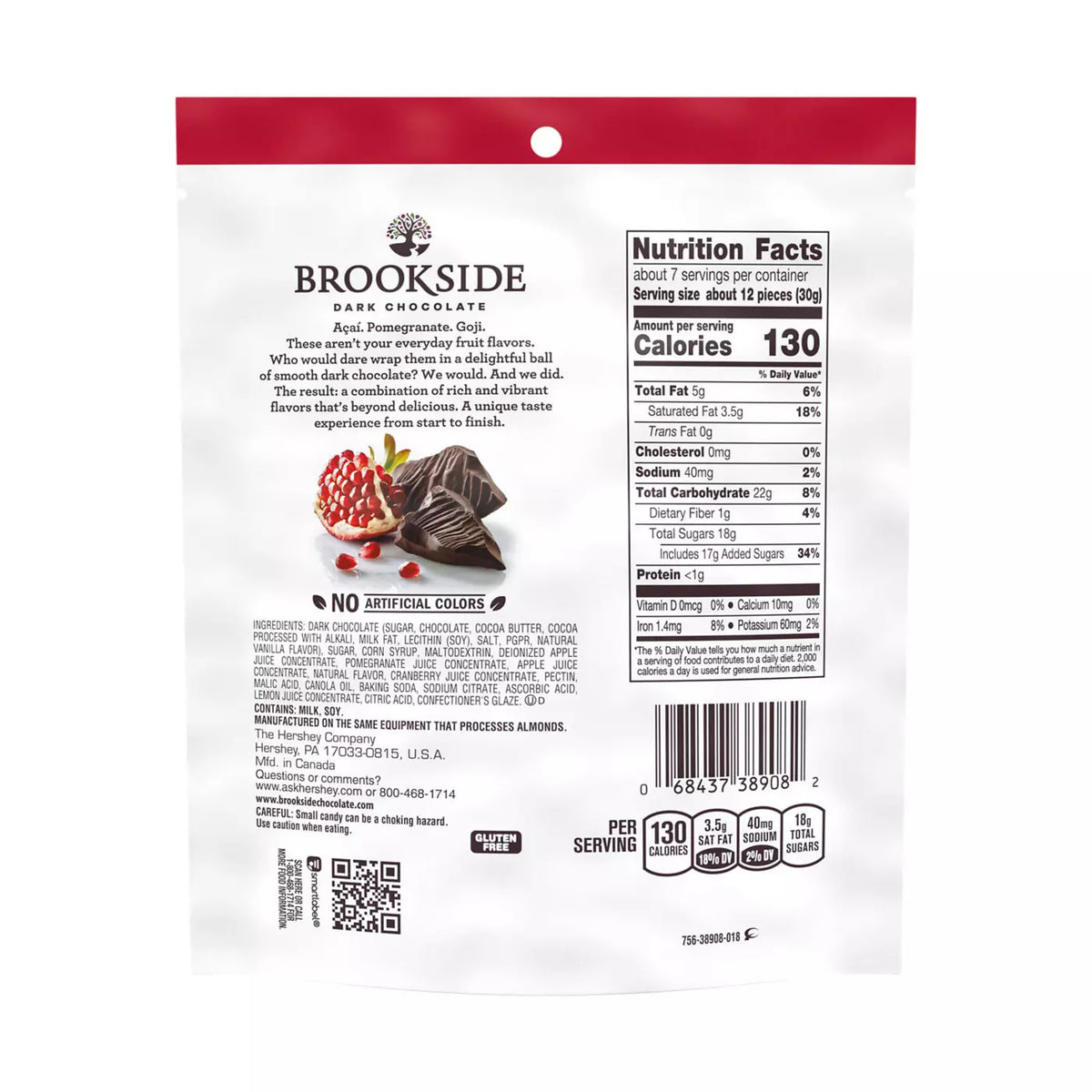 Pomegranate Snacking Dark Chocolate