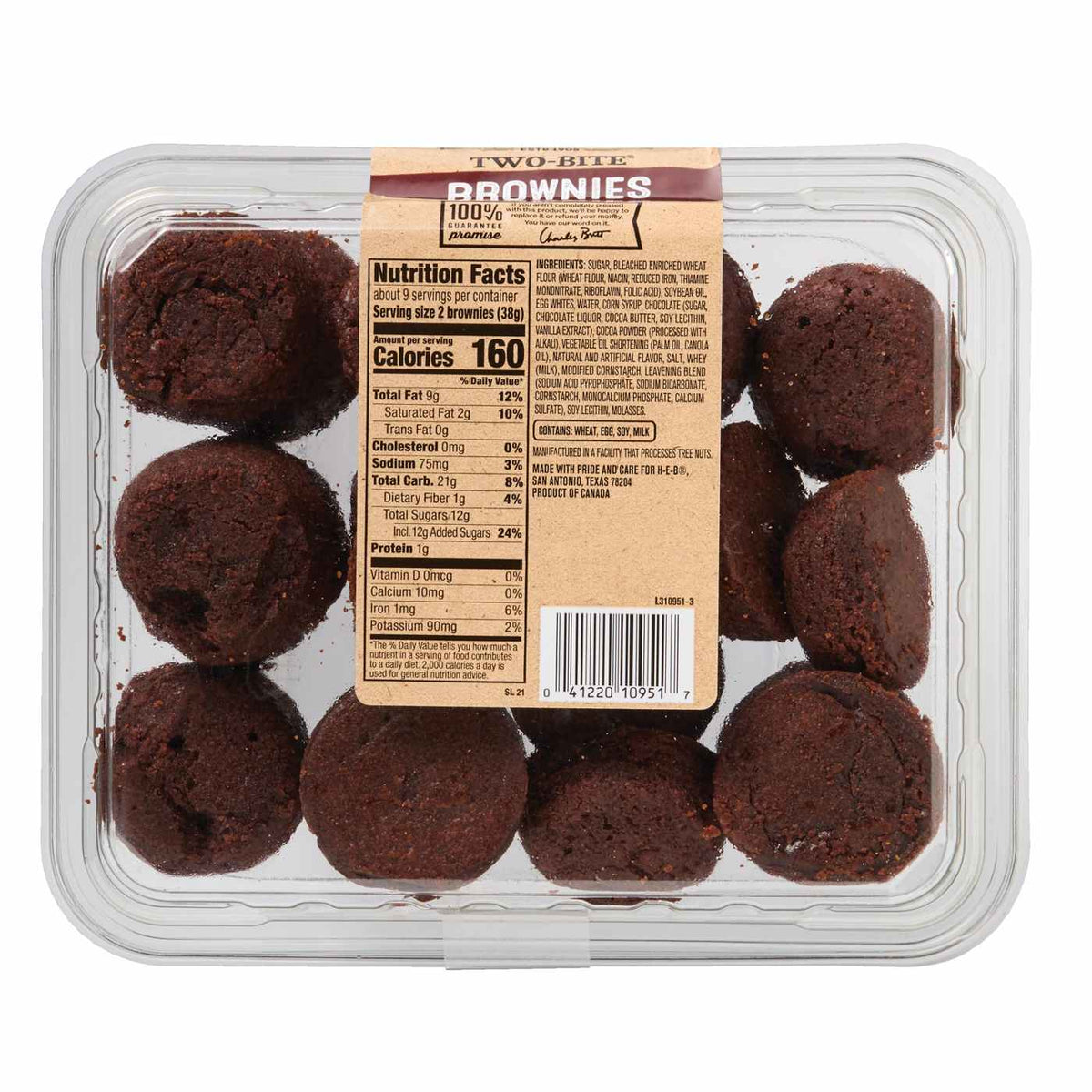 Bakery Two-Bite Brownies