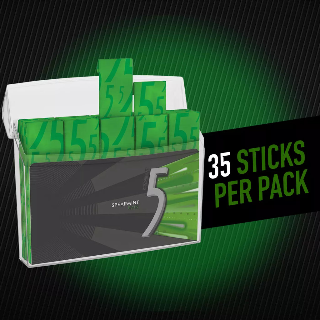Spearmint Rain Sugar Free Chewing Gum