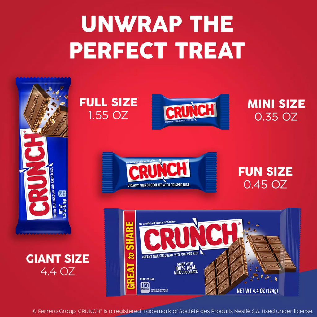 Crispy Milk Chocolate Fun Size Candy Bars