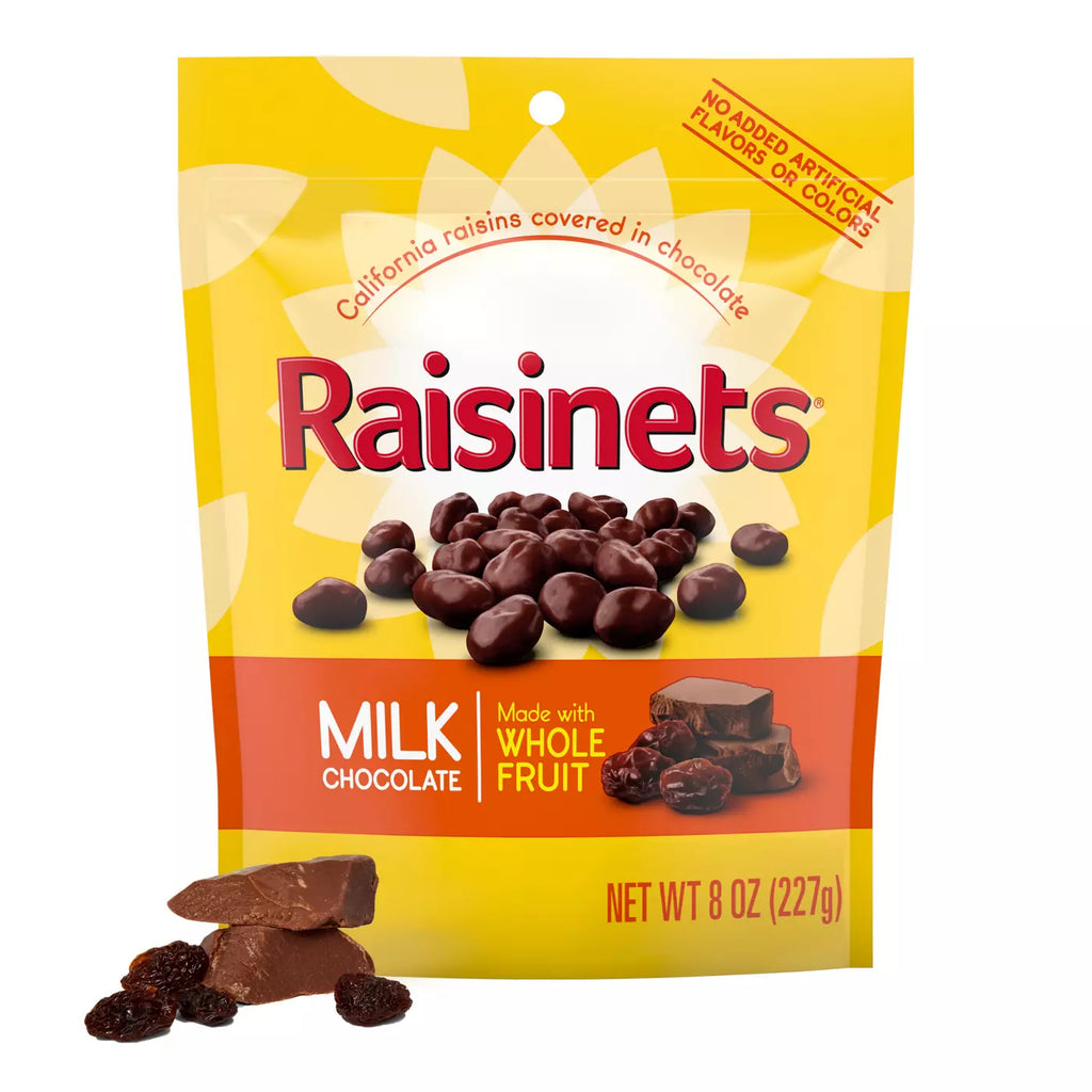 Milk Chocolate Covered California Raisins