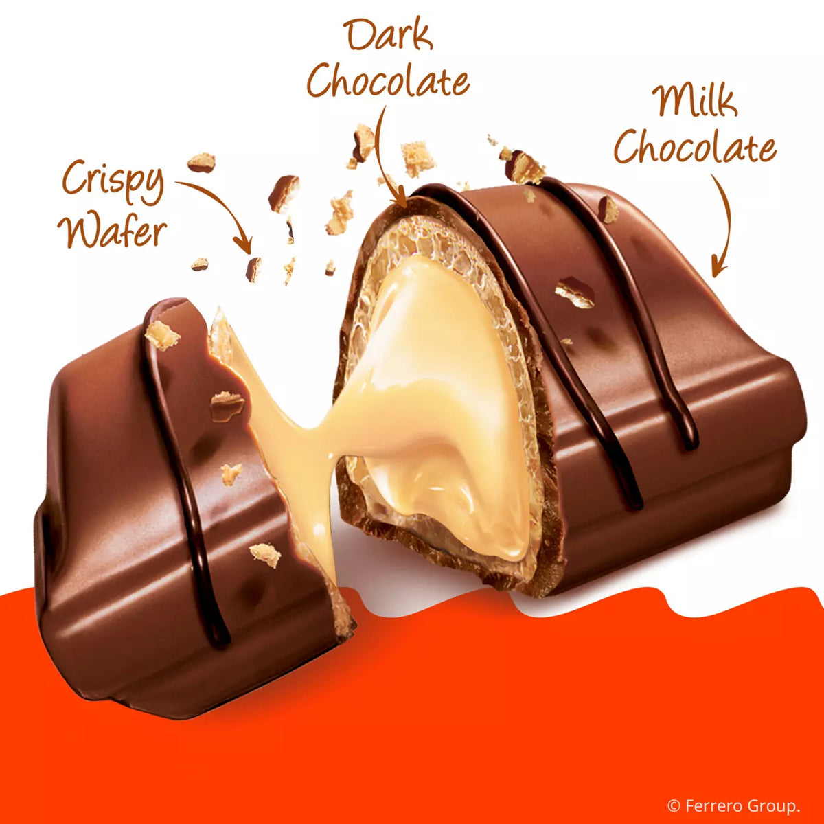 Mini Chocolate Bites with Crispy Wafer & Hazelnut Cream – Share Pack