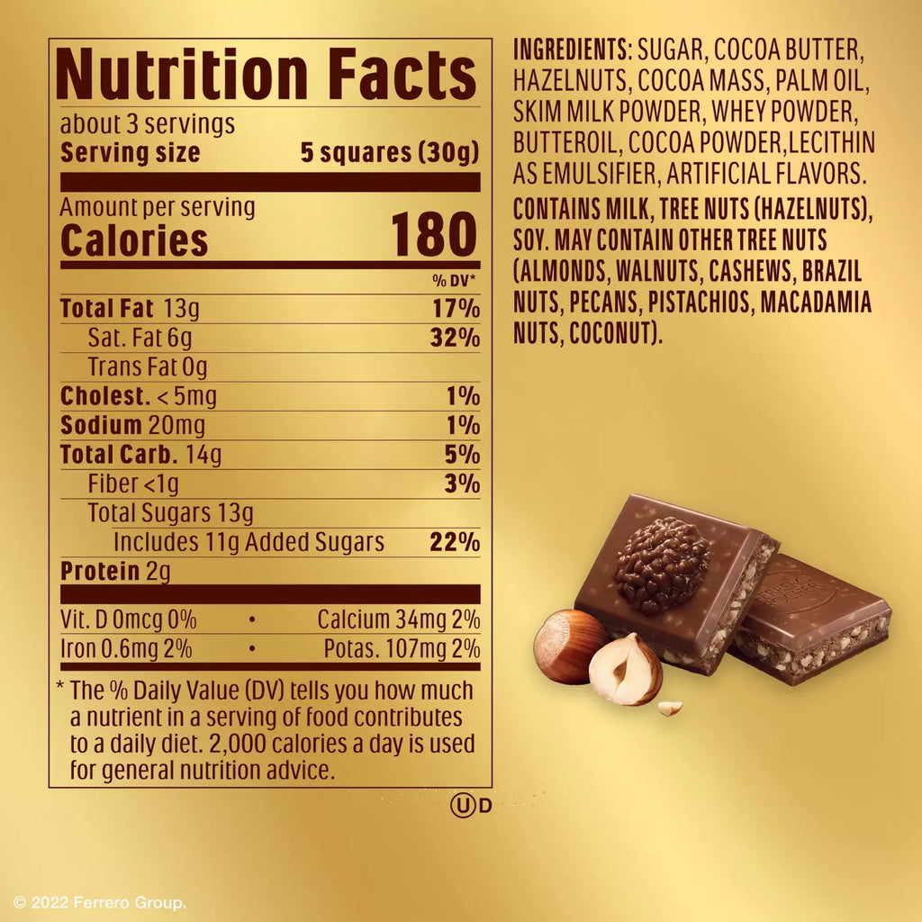 Milk Hazelnut Chocolate Bar