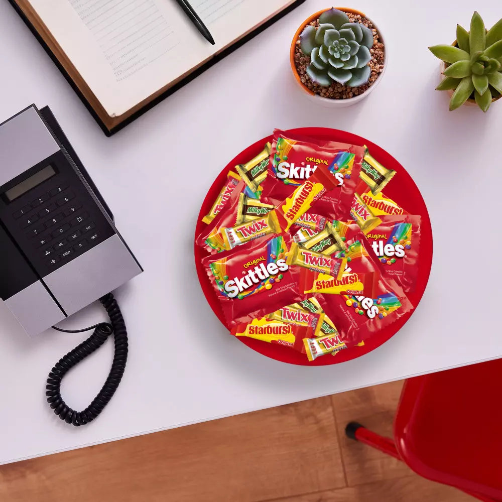 Twix, Milky Way, Skittles, & Starburst Assorted Minis Candy - Party Size