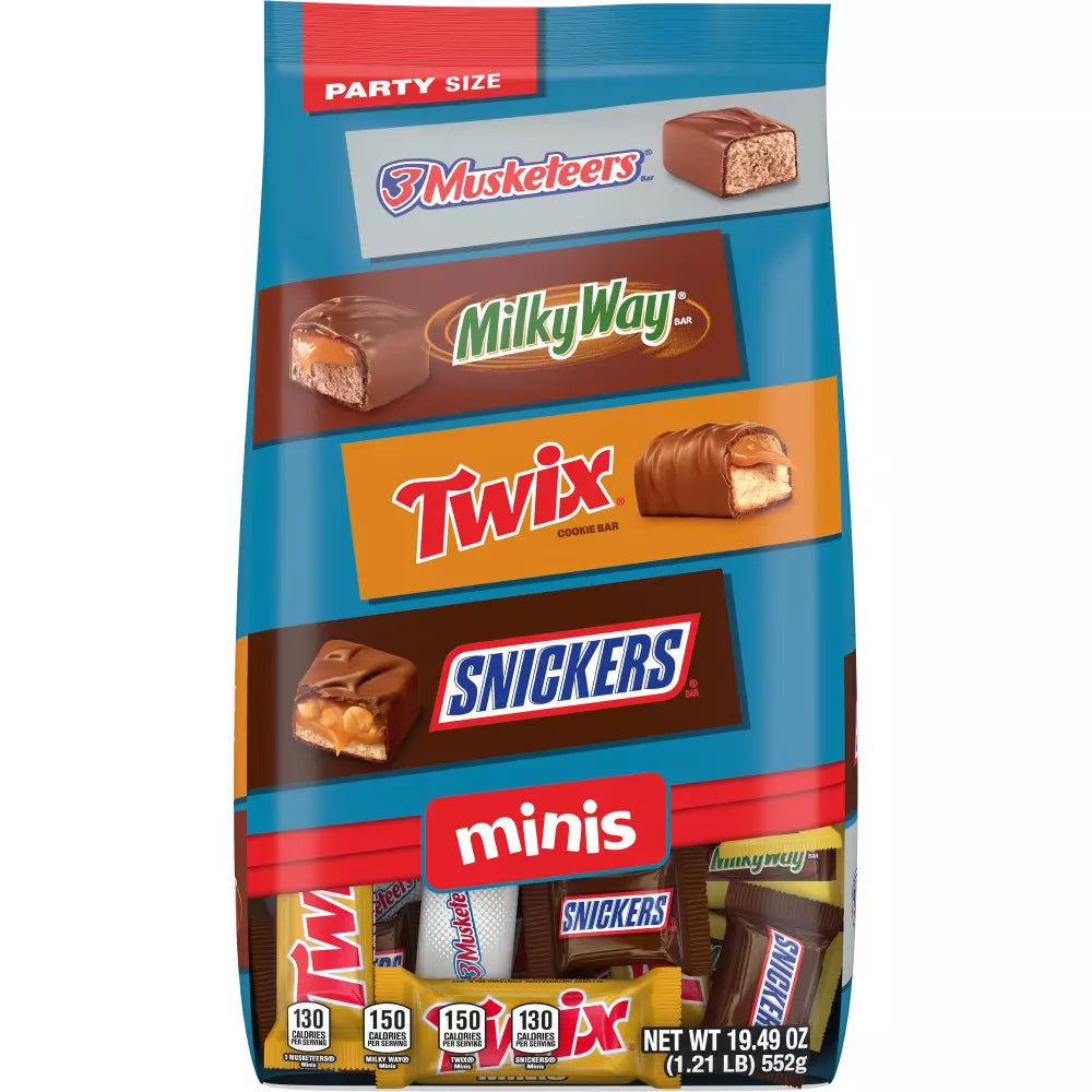 Minis Milk Chocolate Bars – Party Size