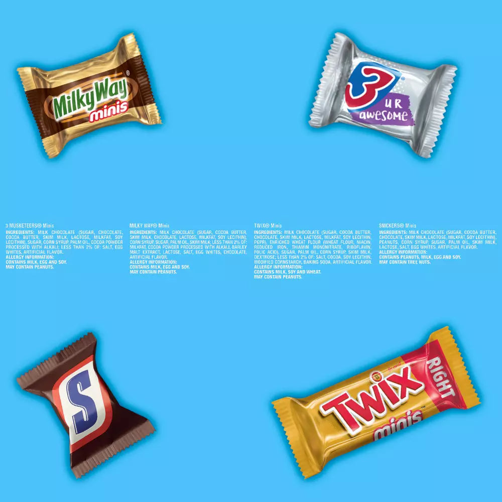 Minis Milk Chocolate Bars – Party Size