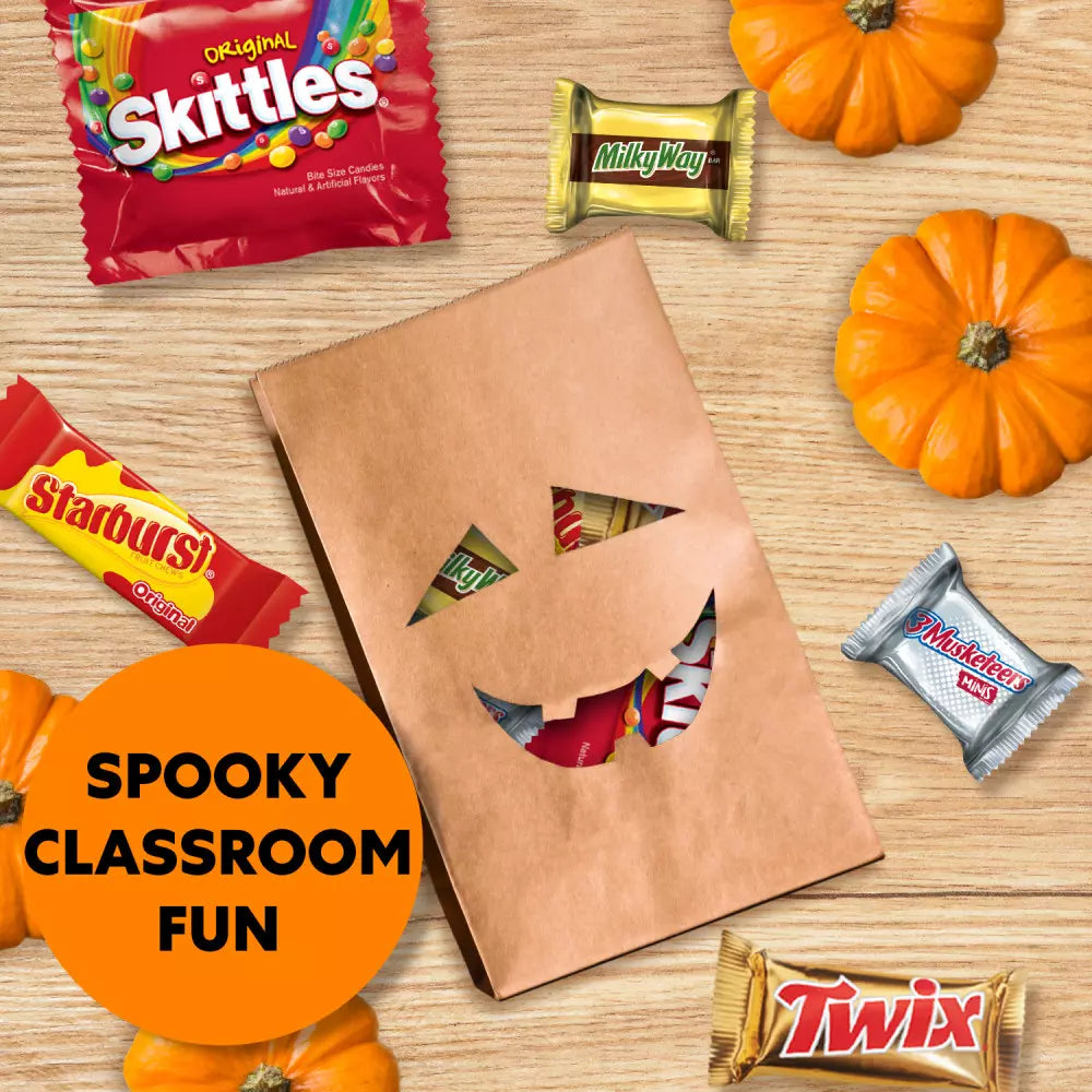 Milky Way, Starburst, Skittles & Twix Assorted Fun Size Halloween Candy
