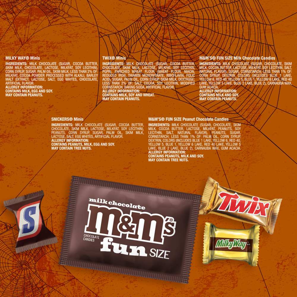 Assorted Milk Chocolate Halloween Candy