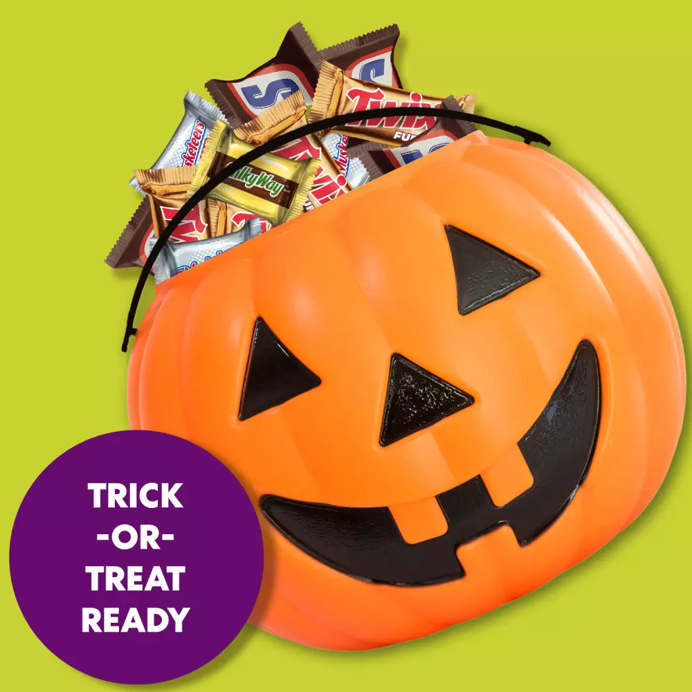 Minis Milk Chocolate Individually Wrapped Halloween Candy Variety Pack