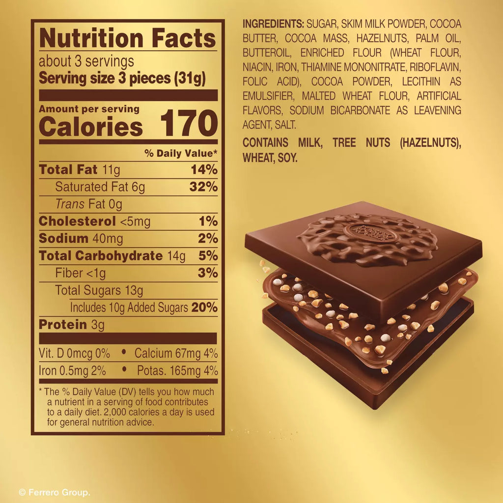 Assorted Chocolate Squares, 10 pc