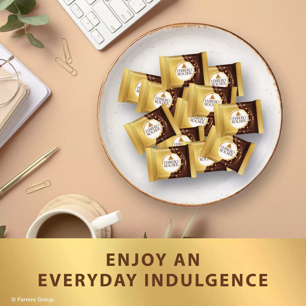 Dark Chocolate Hazelnut Squares, 10 pc