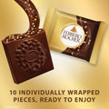 Dark Chocolate Hazelnut Squares, 10 pc