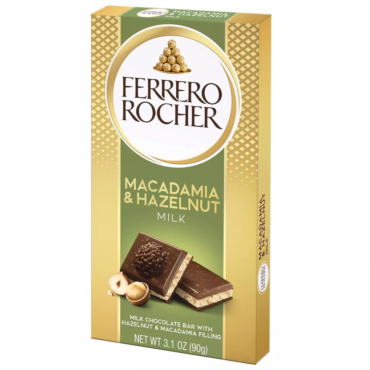 Macadamia & Hazelnut Milk Chocolate Bar