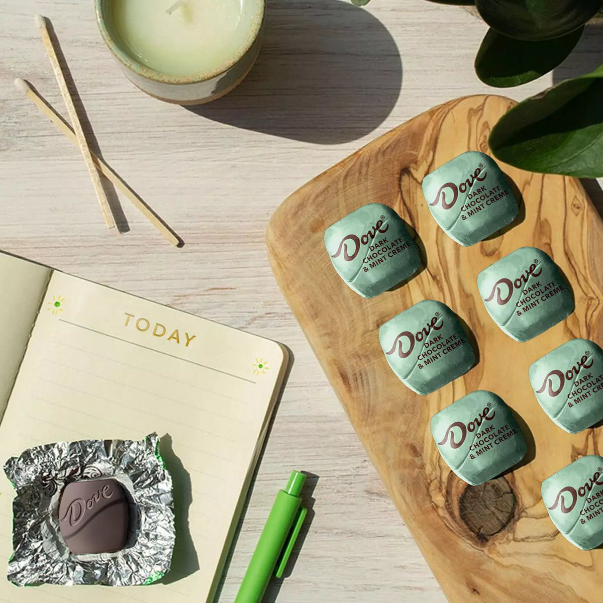 Dark Chocolate & Mint Creme Candy
