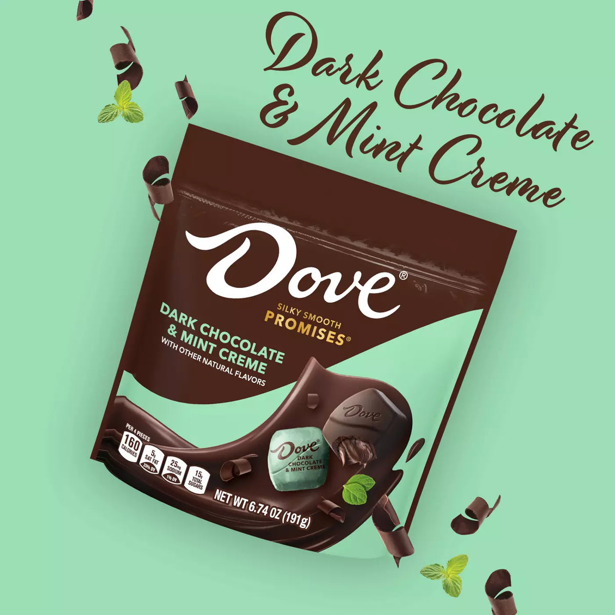 Dark Chocolate & Mint Creme Candy