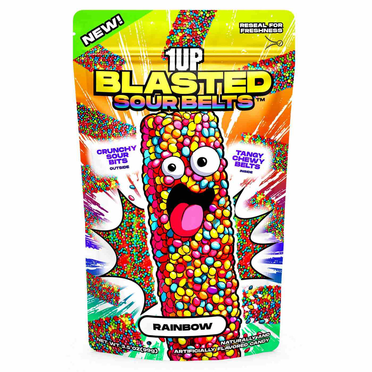 Blasted Sour Belts - Rainbow