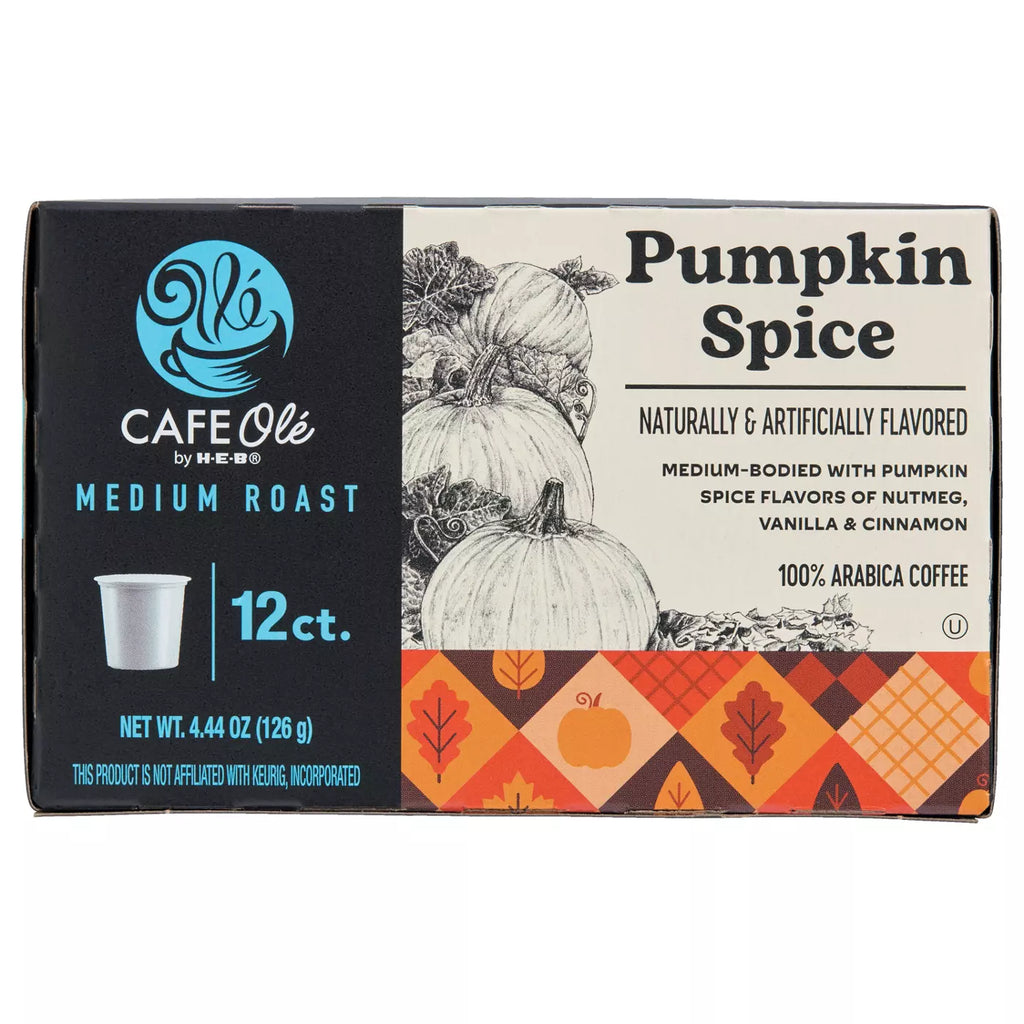 Pumpkin Spice Medium Roast Single Serve Coffee Cups
