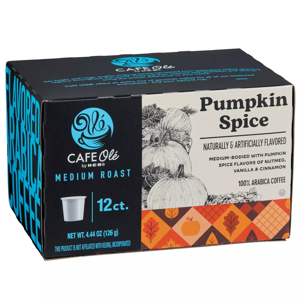 Pumpkin Spice Medium Roast Single Serve Coffee Cups