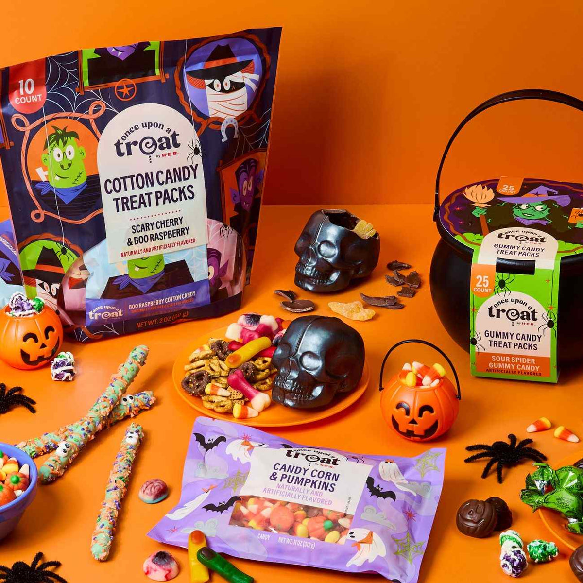 Once Upon a Treat Candy Corn & Pumpkin Autumn Mix – Halloween Candy Bag